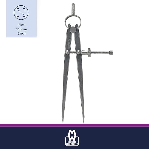 Moore & Wright MAW506R Spring Dividers - Poueer