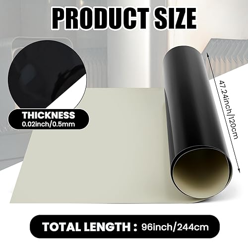 4 X 8 ft Black Aluminum Flashing Roll Roof Aluminum Sheet Metal Siding Panels for Prevents Roofing Stains Rv Concession Truck Food Truck Dry Van Camper - Poueer