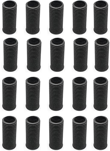 M11x1.5x30mm Threaded Repair Insert Nut Sleeve Inserts Reducing Nut Adapter Reducer Screw Sleeves P/N 11155 (10pcs) Carbon Steel Material - Poueer