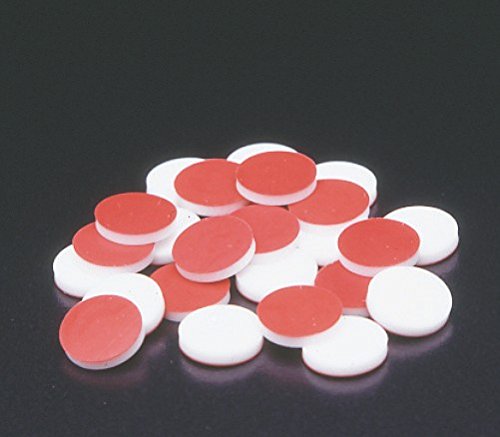 9mm x 0.040' Red PTFE/Silicone/Red PTFE Septa 10-PK(100) QTY (1000) - JGF - Poueer