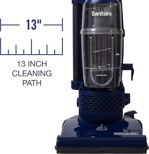 Sanitaire Professional Bagless Upright Commercial Vacuum with Tools, SL4410A & SC679K Tradition Upright Commercial Bagged Vacuum, Red - Poueer