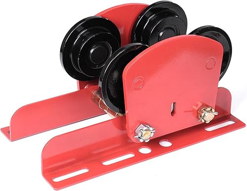 Rengue Electric Hoist Manual Trolley - 1Ton Capacity I-Beam Trolley, Hoist Trolley for PA600 to PA1000 Hoist Push Geared Overhead Dual Wheels, 2.68in - 4.33in Adjustable Beam Flange for Lifting - Poueer