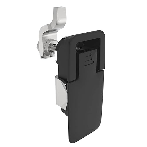 Southco 62-40-351-2 Black Powder Coated Lift and Turn Compression Latch, Adjustable Grip - Poueer