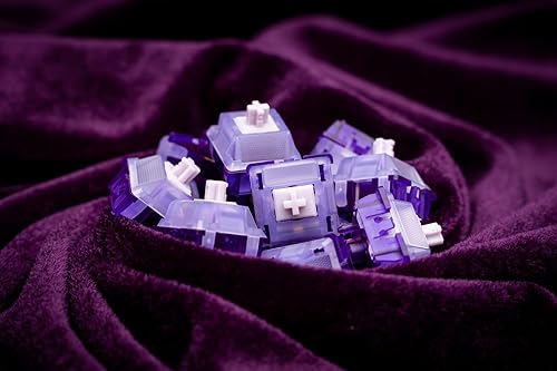 KPREPUBLIC MOYU Hera Switch RGB SMD Linear 48g 60g Switches for Mechanical Keyboard mx stem 5pin Gold Plated Spring LY (Hera Switch 60g x70) - Poueer