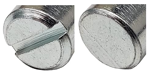 (100) Cross Dowels/Barrel Nuts - 10-24 12mm X 10mm Zinc-Plated CNC - Poueer