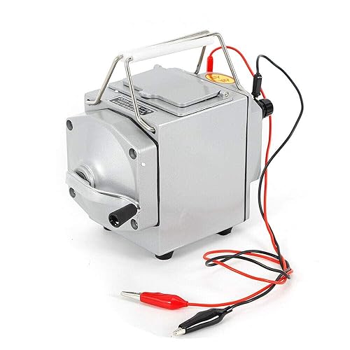 1000MΩ Megger Meter Insulation Resistance Tester, 120 RPM 1000V Portable Hand Crank Digital Meter Megohmmeter Insulation Meter - Poueer