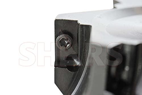 Shars 3' 90 Degree R8 Shank Indexable End Mills APKT1604 Carbide Insert 404-6978 P[ - Poueer