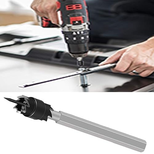 Spot Weld Cutter Set Double Sided,3/8' HSS Spot Weld Cutter Remover Drill Bits Hex Sheet Metal Hole Cutter Remover Kit for Power Drill Spot Welding, by NAKAO (16 Pcs) - Poueer