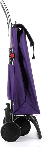 Rolser I-Max MF 4 Wheel Foldable Shopping Trolley - Orange - Poueer