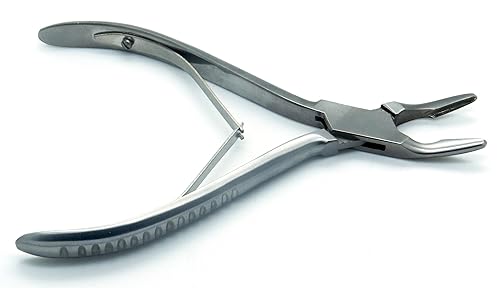 3 Pcs Dental Bone Rongeur Cleveland 17cm/6.5' Trim Recontour Cutting Surgical Forceps Instruments - Poueer