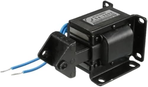 SA-2502 Lift 1.5kg Stroke 15mm AC24V AC 110V 220V AC Tractive Solenoid Electromagnet 1Pcs(AC24V) - Poueer