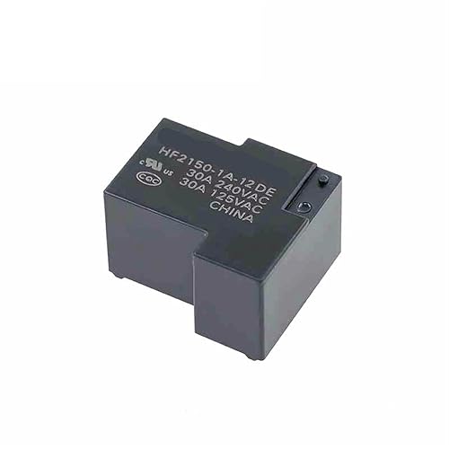 5Pcs Relay HF HF2150-1A-12DE 12VDC HF2150-1A-24DE 24VDC 4PINS 30A Power Relay (Size : HF2150-1A-12DE 12VDC) - Poueer