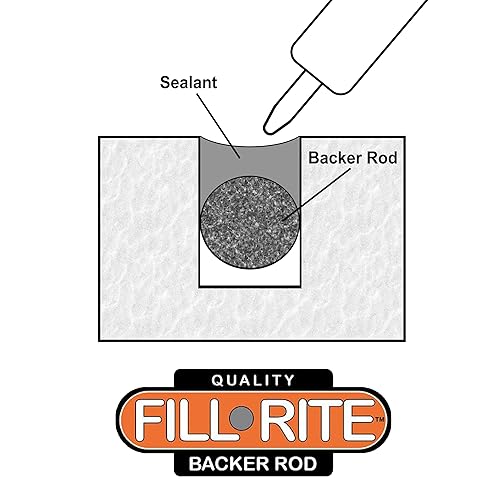 Foam Pre-Caulking Filler Rope Backer Rod Roll Bulk, 1100 Feet Length x .75 Inch Width, Grey filler rope - Poueer