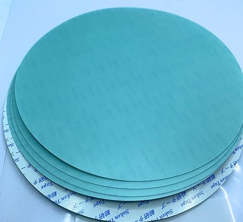 SIGNI Diamond Precision Lapping Microfinishing Film PSA Backing 5 inch (0.5 Micron, 5 Pack) - Poueer