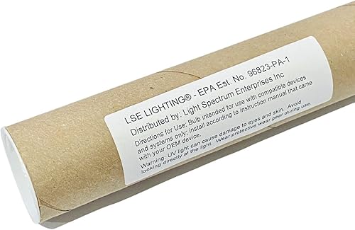 LSE Lighting 70-18410 UV Lamp Compatible with Delta E-46/ES-46 45W | Replaces 2190-002, 304353, 7018410, DUC-451-1009 | 20' T5 4-Pin HO Bulb | Designed in USA - Poueer