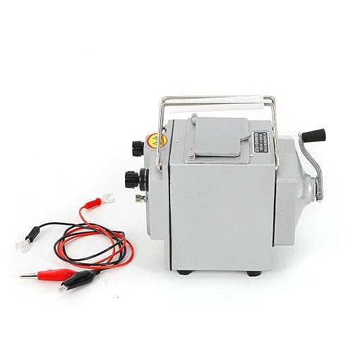 1000MΩ Megger Meter Insulation Resistance Tester, 120 RPM 1000V Portable Hand Crank Digital Meter Megohmmeter Insulation Meter - Poueer