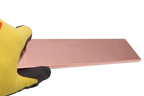 VERNUOS 1/4' x 2' C110 Copper Flat BAR 12' Long Solid .23' Plate Mill - Poueer
