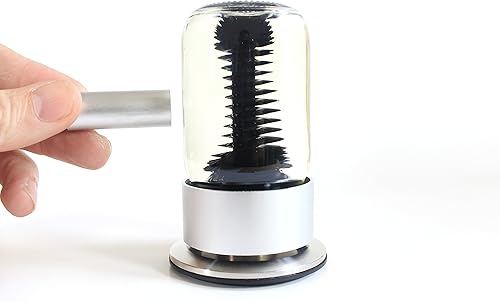 RIZE Spinning Ferrofluid Display with Black ferrofluid - Poueer