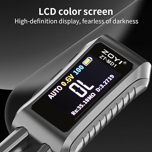 LCR Meter Smart SMD Tweezers Component Tester Diode Capacitance Resistance Measurement 9999 Count Portable Tools - Poueer