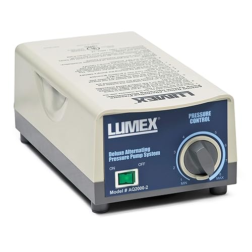 Graham-Field AQ2000-220V Lumex Deluxe Alternating Pressure Pad Mattress and Pump System, Hospital Bed Air Mattress, Electric Air Pump, 220V - Poueer