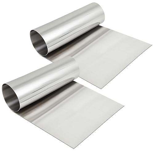 430 Stainless Steel Sheet Metal 48 x 96 Inches 24ga Metal Plates Panel #4 Brushed Finish Magnetic Mount Board Wall Food Truck Restaurant Crafting Kitchen Floor Trailer Garage Gym (1 Pack) - Poueer