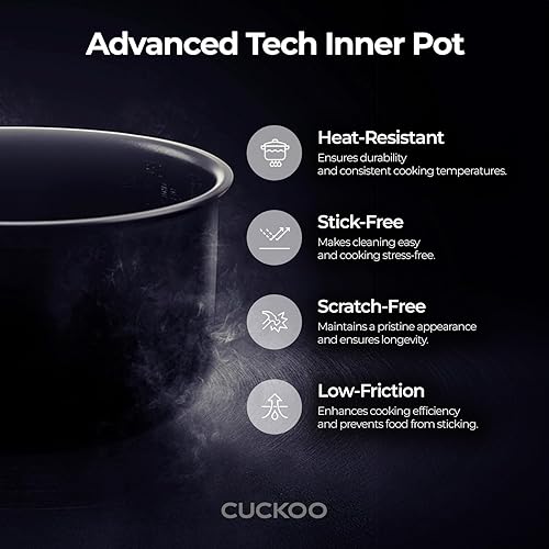 CUCKOO CR-3055 30-Cup (Uncooked) / 60-Cup (Cooked) Large Capacity Commercial Rice Cooker & Warmer with Nonstick Inner Pot, Switch Press (Silver/Black) - Poueer