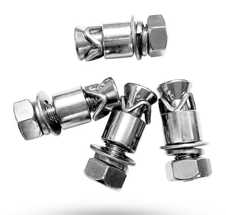 5pcs M6 M8 Hex Expansion Bolts Hexagon Socket Knock Back Male Screw Stainless Steel 32mm/35mm Length(M6 x 32mm) - Poueer