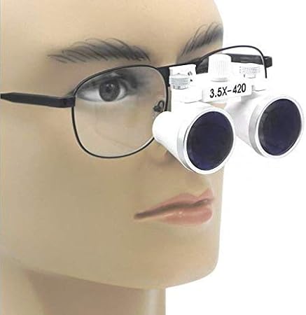 Medical Binocular Loupes Glasses Magnifier DY-104 (3.5X) - Poueer