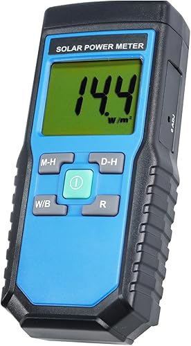 Digital Solar Power Meter BTU W/M2 Tester Handheld Portable - Poueer