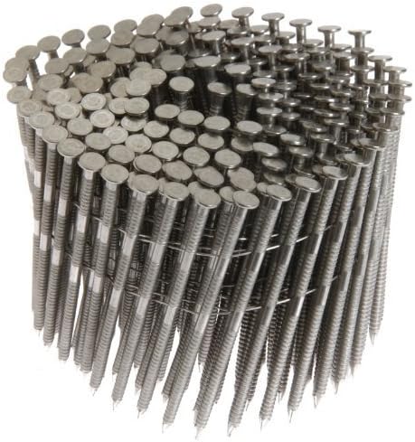 Grip Rite Prime Guard MAXC62818 15-Degree Wire Coil 1-3/4-Inch by .09-Inch Ring Shank, Stainless Steel Siding Nails, 3600 Per Box, Model: MAXC62818, Outdoor & Hardware Store - Poueer