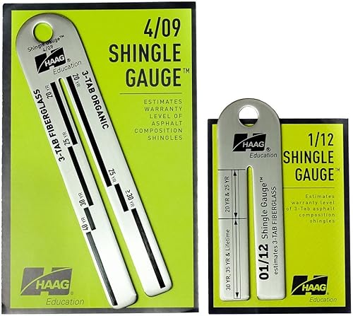 Haag 4/09 and 12/1 shingle gauges - Poueer