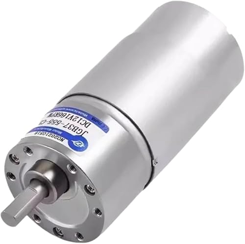 JGB37-555 Micro DC Speed Motor Motor 12V24V Gear Low Speed Motor can Reverse Rotation Industrial Motors(Single Motor,266RPM_12V) - Poueer