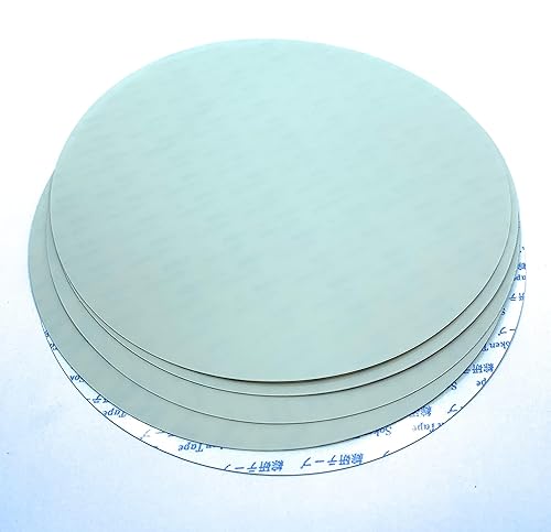 SIGNI Diamond Precision Lapping Microfinishing Film PSA Backing 5 inch (0.5 Micron, 5 Pack) - Poueer