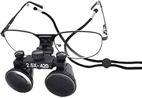 Medical Binocular Loupes Glasses Magnifier DY-104 (3.5X) - Poueer