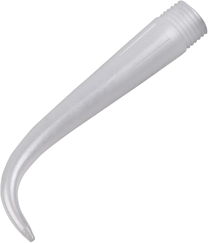 Bojo Tools - 4-Inch Nozzle 1/16' Exit Hole 1/4' NPT Threads 90-Degree Bent Tip, P/N: SAN-4NPT-4-90-63-PE, 50-PACK - Poueer