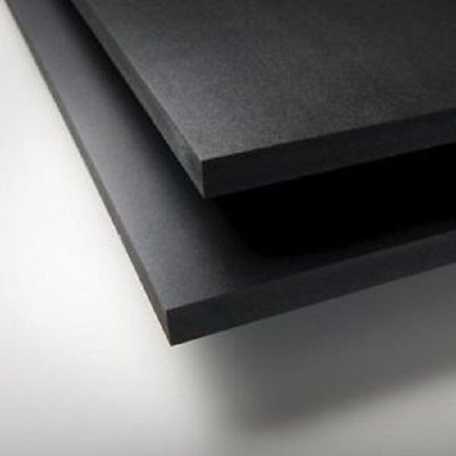 SIBE-R PLASTIC SUPPLY PVC Closed Cell Expanded Plastic Sheet 1/4' x 24' x 48' - Black (3 Pack) - Poueer