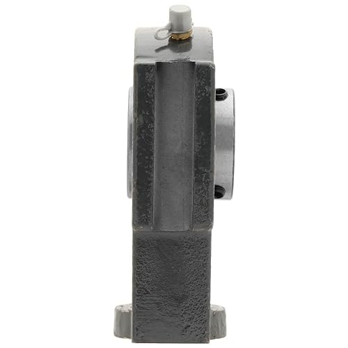 [2-Pack] UCT206-19 - Take-Up Housing Ball Bearing Unit, Insert Bearing UC206-19, Cast Iron Housing T206, Bore Shaft 1.187 in (30.16 mm), Set Screw Locking, 4.449 in (113 mm) Length Total - Poueer