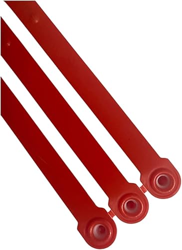 ZWY 1000 PCS Red Plastic Truck Seals Numbered Shipping Seals Security Seals for Container Cargo Trucks - Poueer