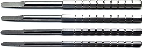Dental Chisels 8 Pieces Ridge Standard Implant Bone Splitting Periodontal Extracting Instruments - Poueer