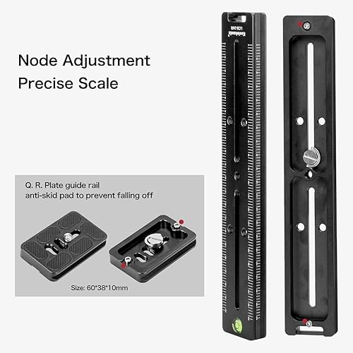 Koolehaoda 240mm Professional Rail Nodal Slide with Quick Release Clamp - Poueer