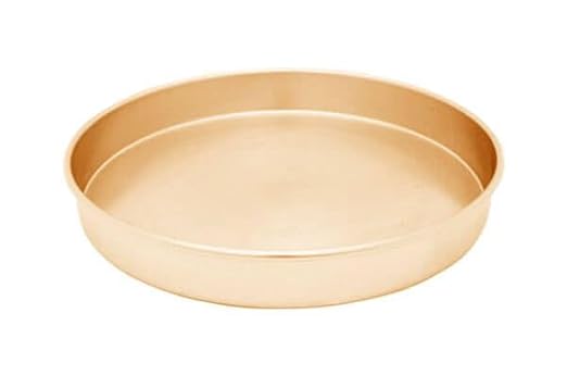12' All Brass Sieve Pan, Half Height - Poueer