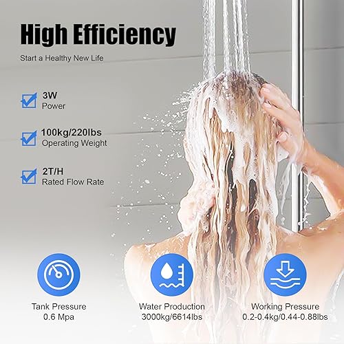 Whole House Water Softener Valve, 110V 5600xstst Timer Digital Control Valve for Water Softeners Digital Filter Timer Control Valve Digital Filter Control Softeners Resin - Poueer