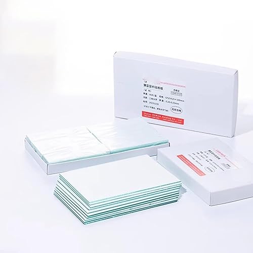TLC Silica Gel Plates GF254, 25x75mm, 80 Sheets per Box, Thin Layer Chromatography Sheets with Fluorescent Indicator for Laboratory Analysis - Poueer