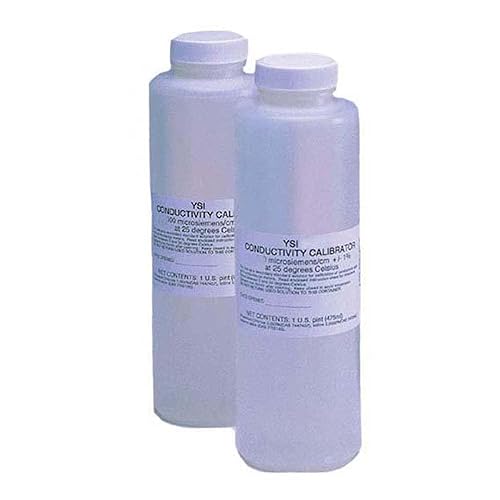 YSI 060660 Supersaturated Sea Water Conductivity Calibrator Solution, 50000 uS/cm Range (Box of 1, 8 Pints per Box) - Poueer