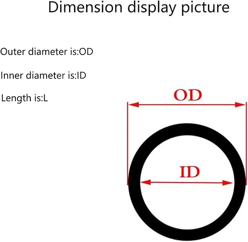 1 Pcs Carbon Steel Seamless Tube hollow round steel tube,For hydraulic,mechanical parts Etc. (30mm OD x 25mm ID x 500mm L) - Poueer