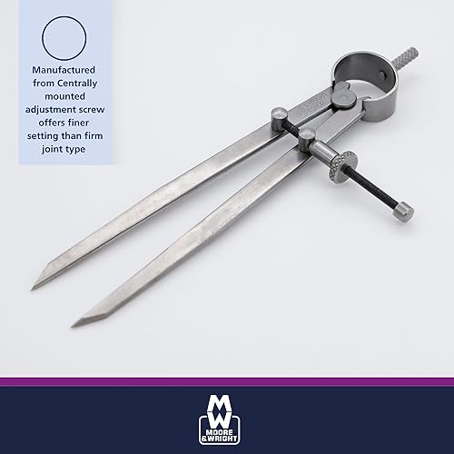 Moore & Wright MAW506R Spring Dividers - Poueer