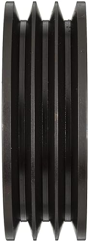 Martin 3 3V 412 SH Hi-Cap QD Sheave, 3V Belt Section, 3 Grooves, SH Bushing required, Class 30 Gray Cast Iron, 4.12' OD, 6022 max rpm, 4.07' Pitch Diameter - Poueer