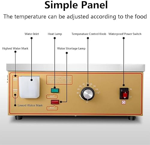 Electric Steamed Bun Machine - Commercial 2/4/6-Hole Electric Steamer with Independent Water, Temperature Range 30-110°C for Efficient Cooking - Poueer
