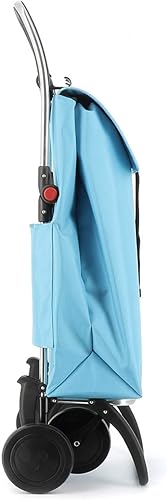 Rolser I-Max MF 4 Wheel Foldable Shopping Trolley - Orange - Poueer