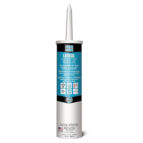 LATICRETE Latasil High Performance Silicone Sealant, Slate Grey #91 - Poueer